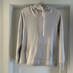 90 DEGREE by REFLEX | Beige Pullover Hoodie w/ Kangaroo Pocket - Size L